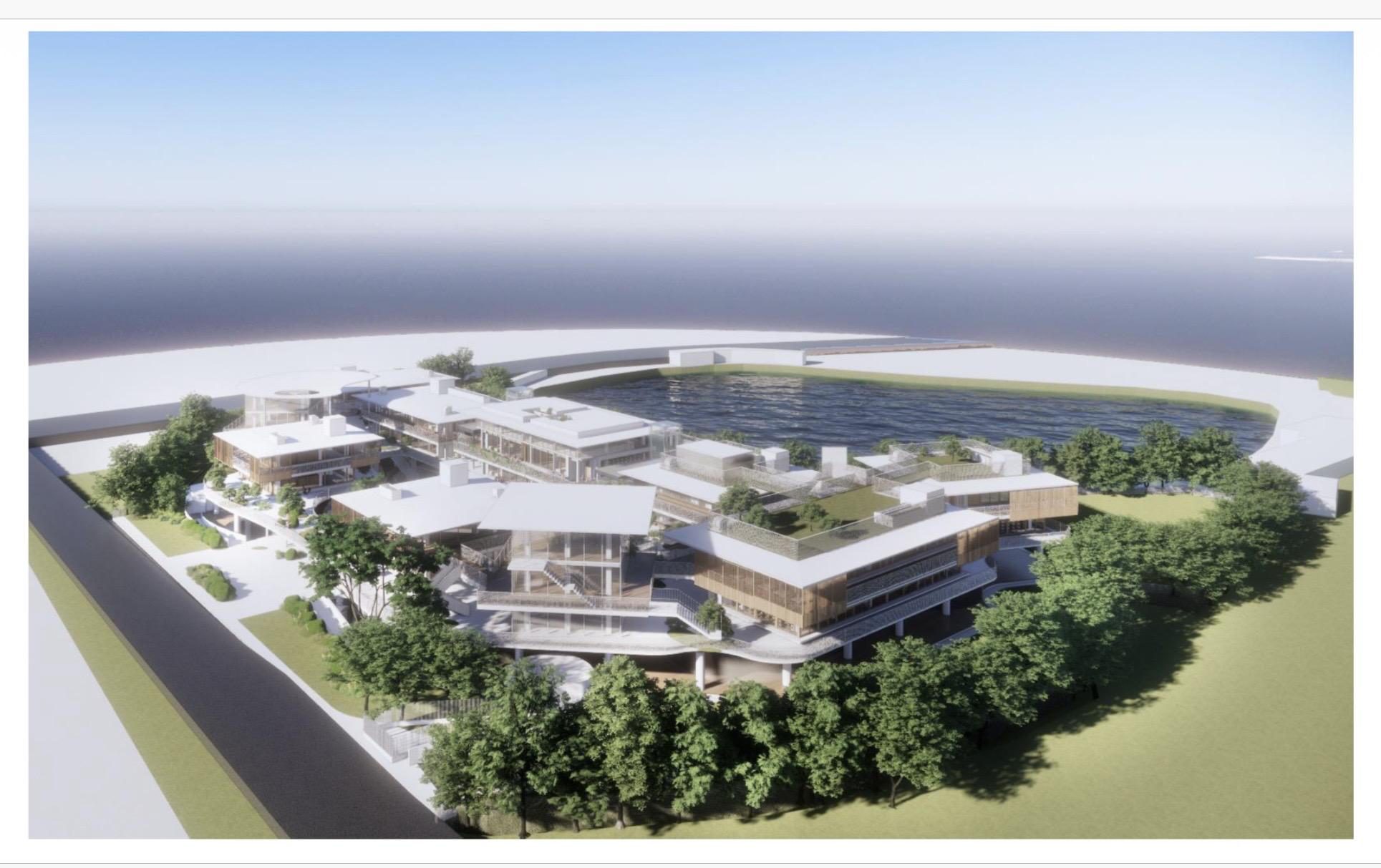 忠義兒少福利園區鳥瞰模擬圖